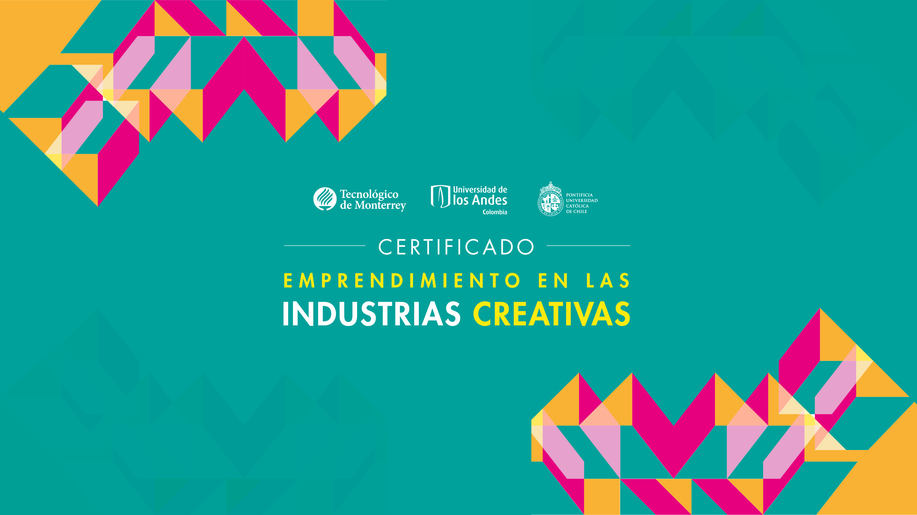 Certificado: Emprendimiento en las Industrias Creativas