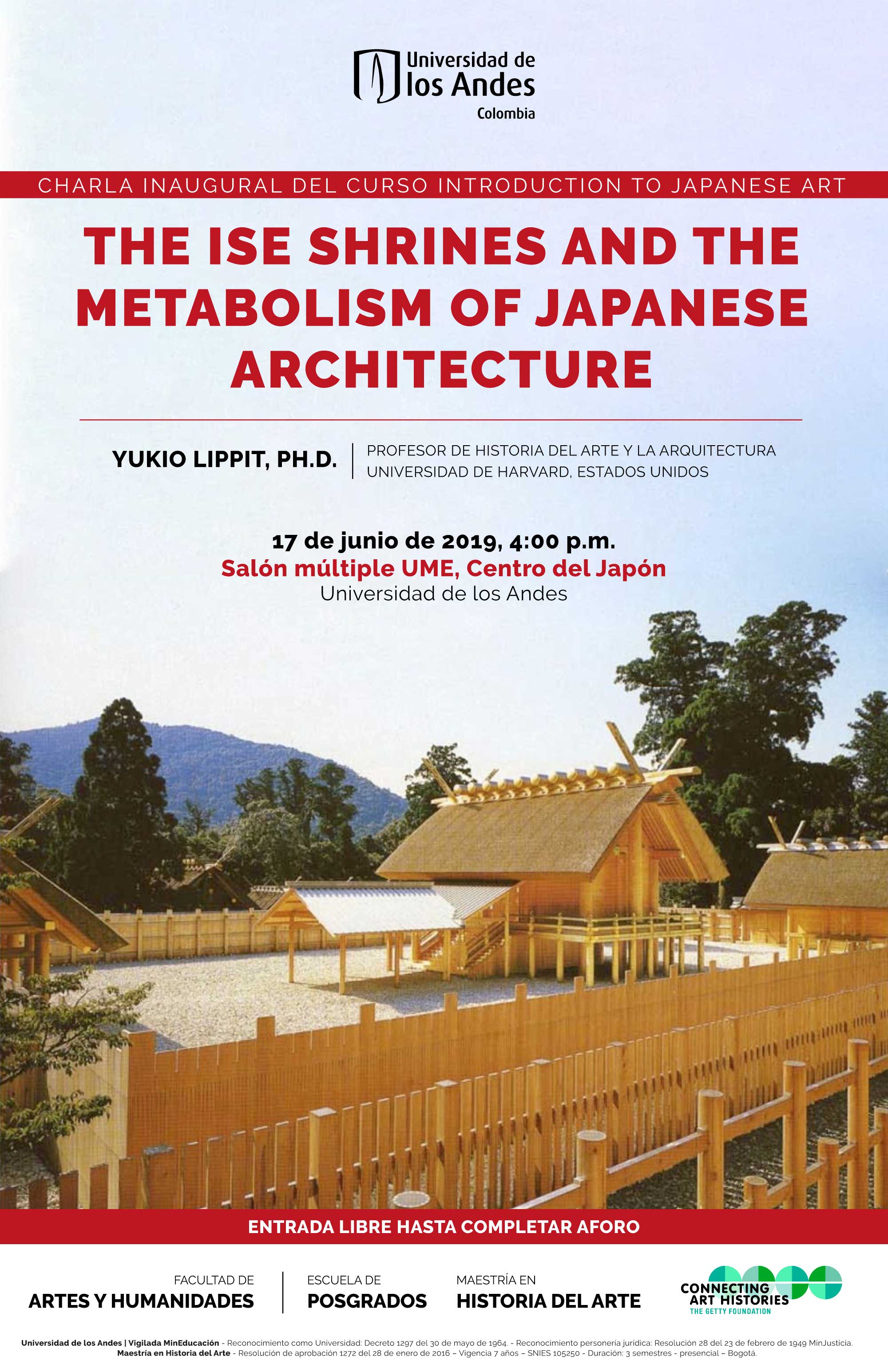 Charla: The Ise Shrines and the metabolism of japanese architecture