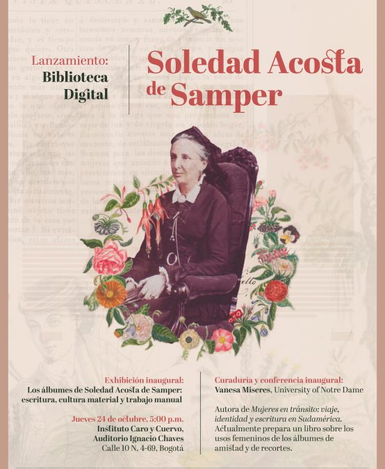 Lanzamiento de la biblioteca digital de Soledad Acosta de Samper