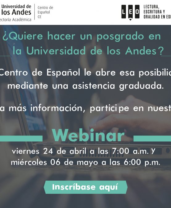 Webinar: Asistencias graduadas del Centro de Español
