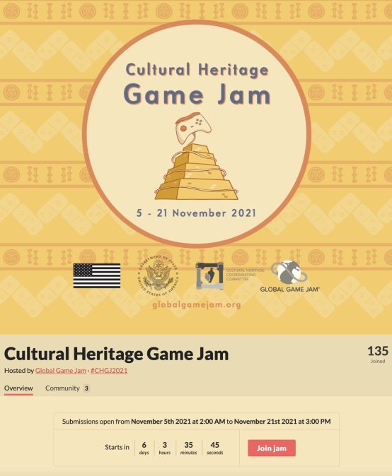 Abierta convocatoria para participar en el Game Jam sobre Patrimonio Cultural y ganarse un cupo para asistir a la Conferencia de Desarrolladores de Videojuegos, en 2022