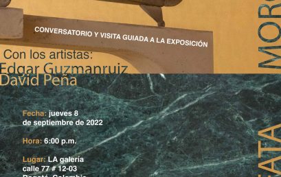 Conversatorio y visita guiada a la exposición Fata Morgana con Edgar Guzmanruiz y David Peña