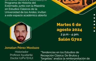 Conferencia: Tendencias en los estudios de recepción clásica «De Brutos y Targelias»