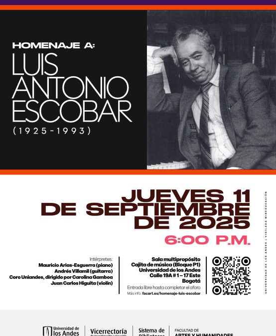 Concierto de la Tarde: Homenaje a Luis Antonio Escobar (1925-1993)